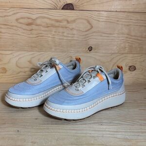 Cougar Stylish Blue and Orange Sneakers